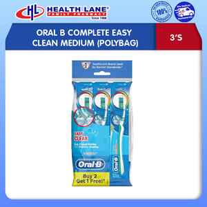 ORAL B COMPLETE EASY CLEAN MEDIUM B2F1 (POLYBAG)